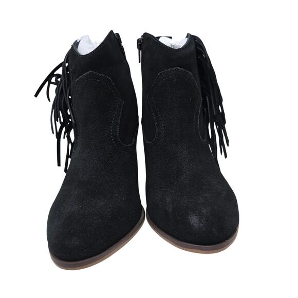 Steve Madden Ohio Boot Bootie 9.5 Western Fringe Cowgirl Festival Equestrian - Picture 2 of 10